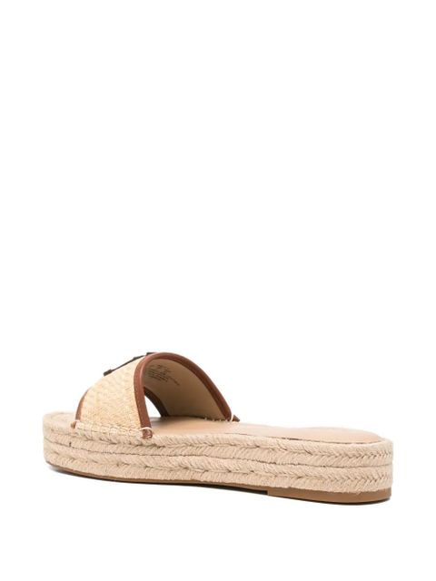Lauren Ralph Lauren Polly logo-patch espadrilles - Neutrals