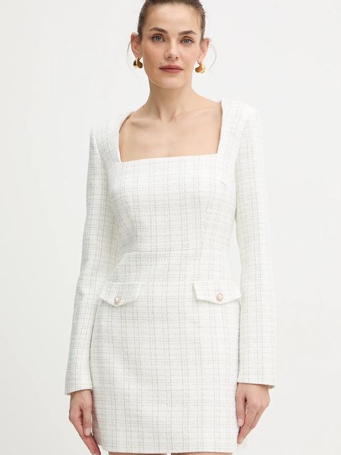 Guess sukienka SANDRA kolor biały mini prosta W5BK20 W2382 - zdjęcie produktu nr 1