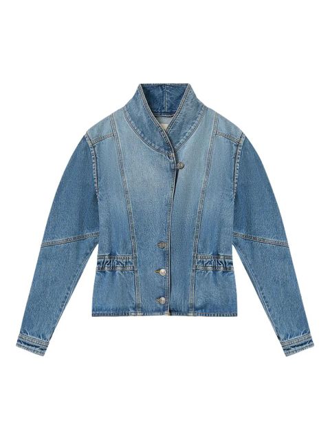 ISABEL MARANT Dolie puffed-sleeve jacket - Blue - zdjęcie produktu nr 1