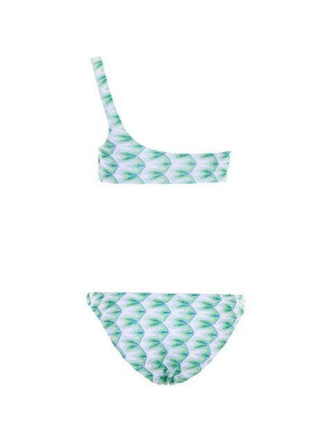 Missoni floral-motif one-shoulder bikini - White - zdjęcie produktu nr 2