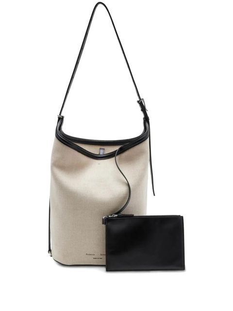 Proenza Schouler Brant Linen bucket bag - Neutrals - zdjęcie produktu nr 1
