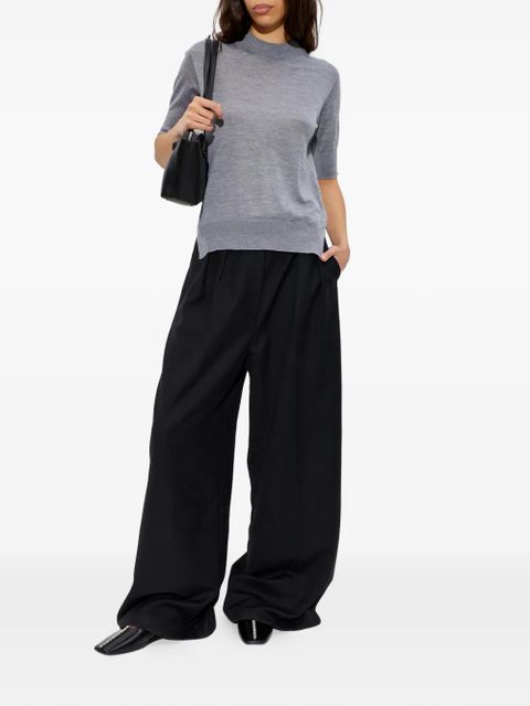 Jil Sander fine-knit T-shirt - Grey - zdjęcie produktu nr 2