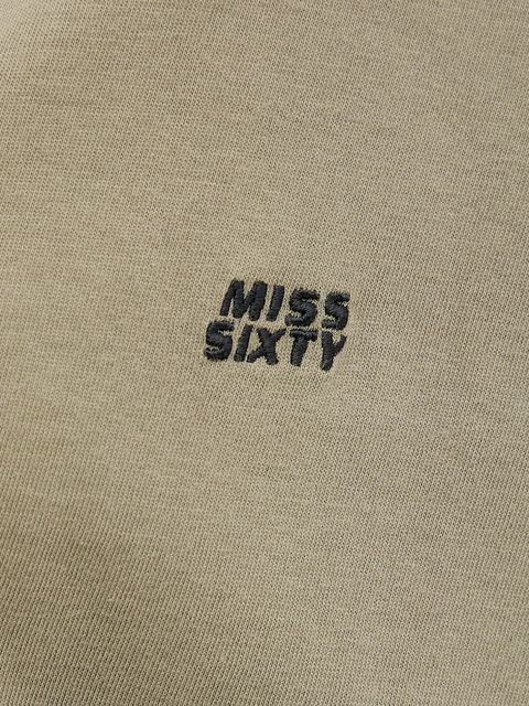 Miss Sixty t-shirt bawełniany damski kolor zielony 6S3SJ32500