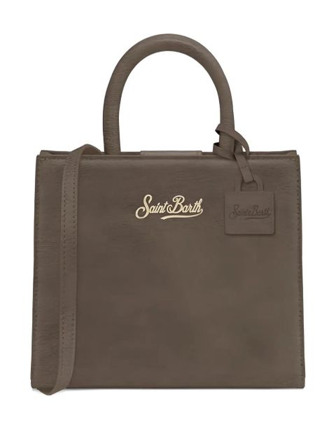 MC2 Saint Barth mini Shop top handle tote bag - Brown