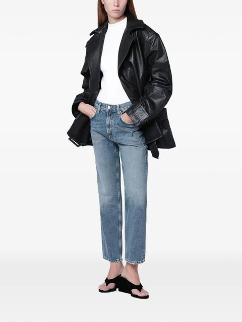 AGOLDE Valen frayed jeans - Blue - zdjęcie produktu nr 2