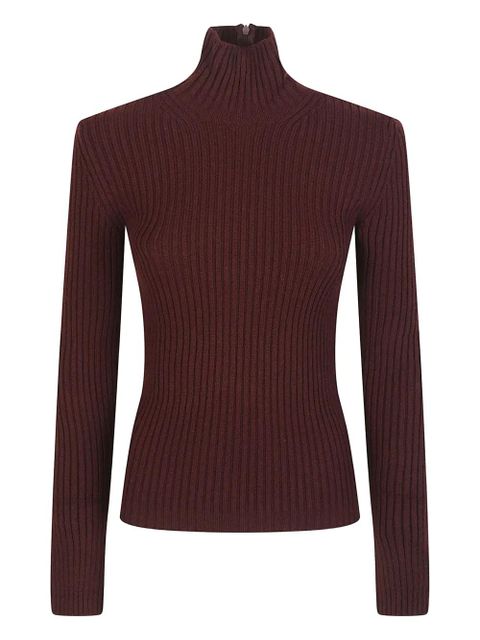 Max Mara ribbed roll-neck sweater - Brown - zdjęcie produktu nr 1
