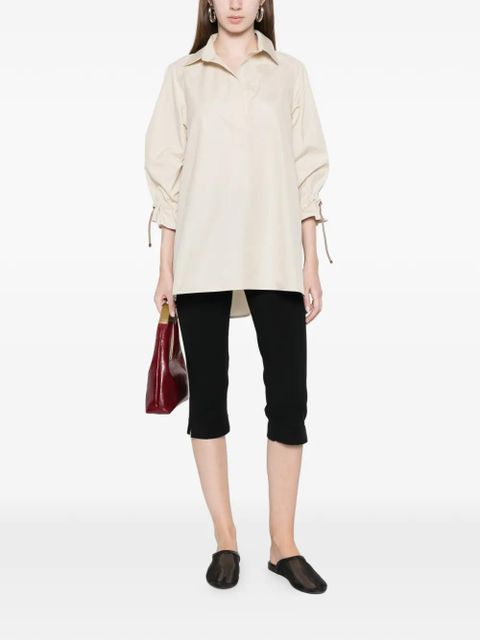Max Mara Adorni drawstring-cuff blouse - Neutrals - zdjęcie produktu nr 2