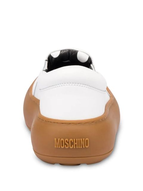 Moschino oversized-sole trainers - White