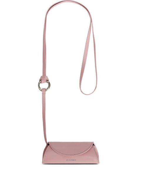 Jil Sander Cannolo embossed strap lipstick case - Pink - zdjęcie produktu nr 1