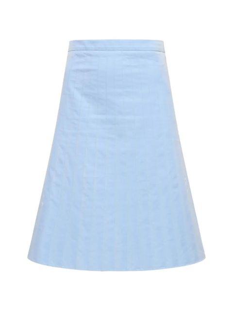 MM6 Maison Margiela striped mini skirt - Blue - zdjęcie produktu nr 1