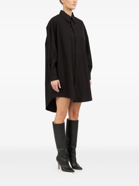 MM6 Maison Margiela cottom shirt dress - Black