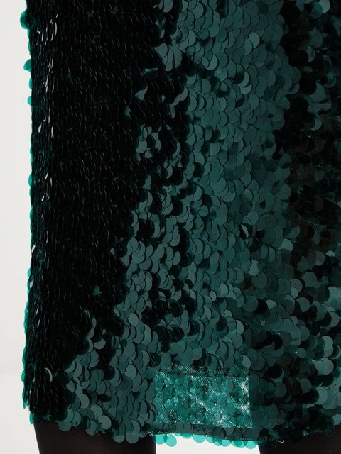 Patrizia Pepe spódnica kolor zielony midi prosta 2G1040 J345