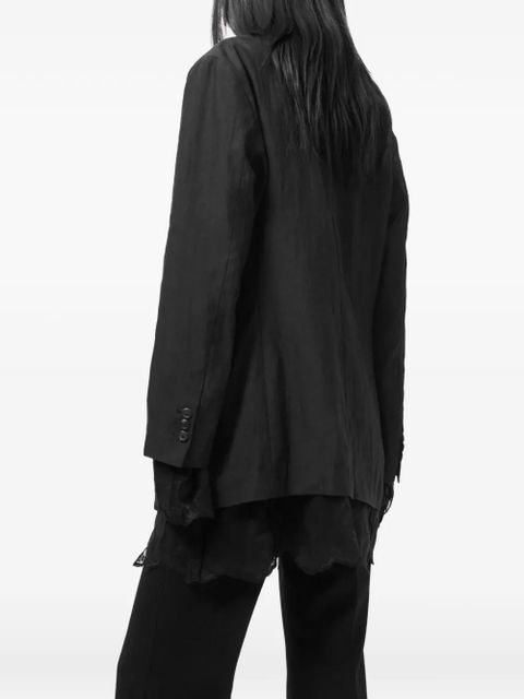 OUR LEGACY reversible drip blazer - Black