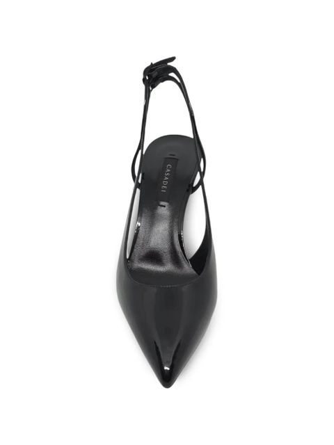Casadei pointed-toe slingback pumps - Black