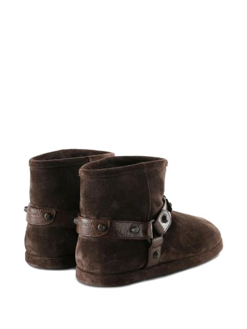 Balenciaga Alaska buckle-strap boots - Brown