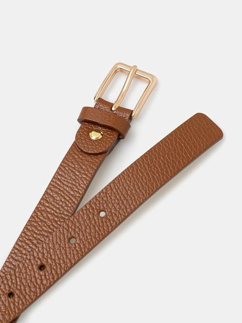 Answear.LAB pasek skórzany damski kolor brązowy - zdjęcie produktu nr 2