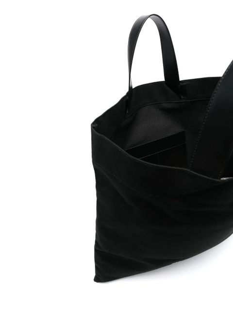 Jil Sander logo-print tote bag - Black