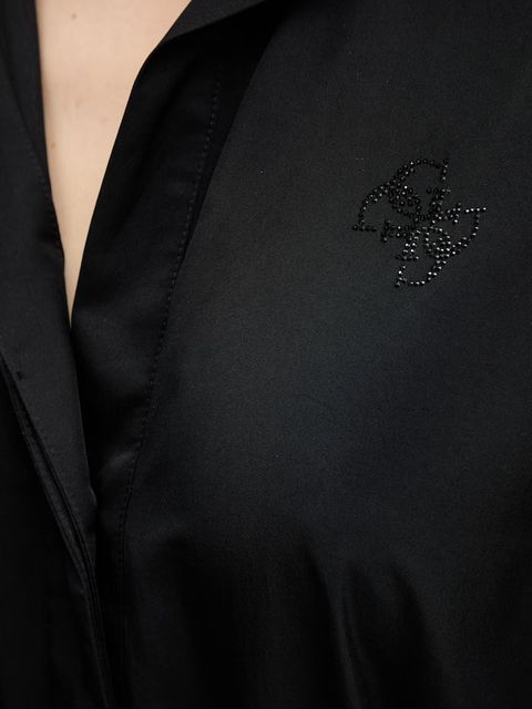 Guess body z domieszką jedwabiu CARMELA