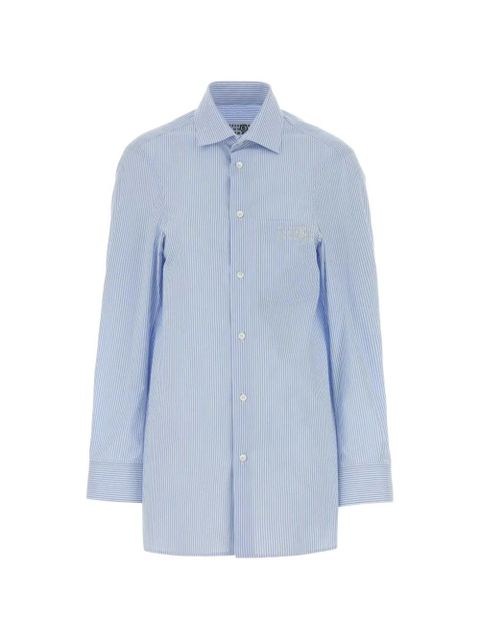 MM6 Maison Margiela long-sleeve shirt - Blue - zdjęcie produktu nr 1