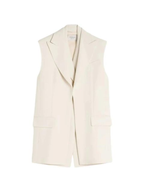 Sportmax sleeveless tailored gilet - Neutrals - zdjęcie produktu nr 1