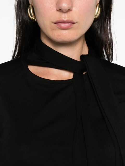 Róhe long-sleeved open-front cardigan - Black