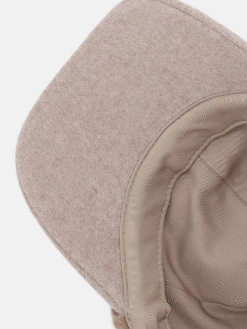 BOSS czapka z daszkiem kolor brązowy 50550624