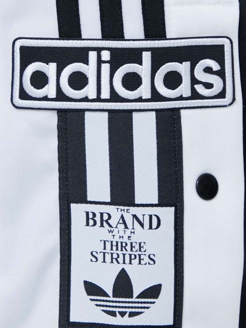 adidas Originals szorty Adibreak damskie kolor czarny z aplikacją high waist IU2518