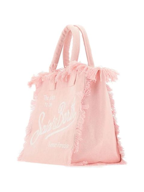 MC2 Saint Barth large Vanity fringed tote bag - Pink
