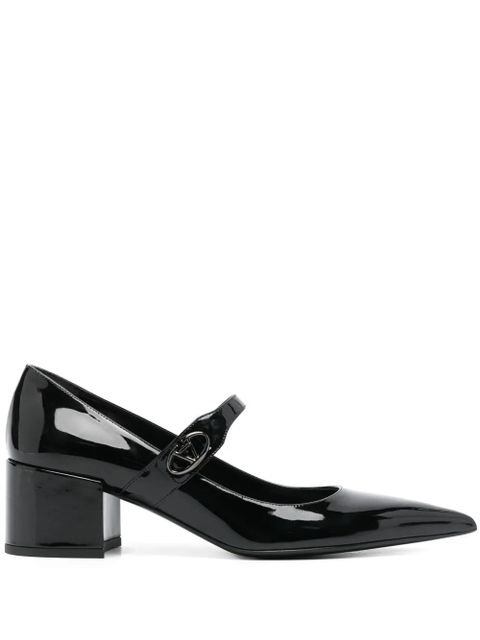 Valentino Garavani 50mm VLogo Locker Mary-Jane pumps - Black - zdjęcie produktu nr 1