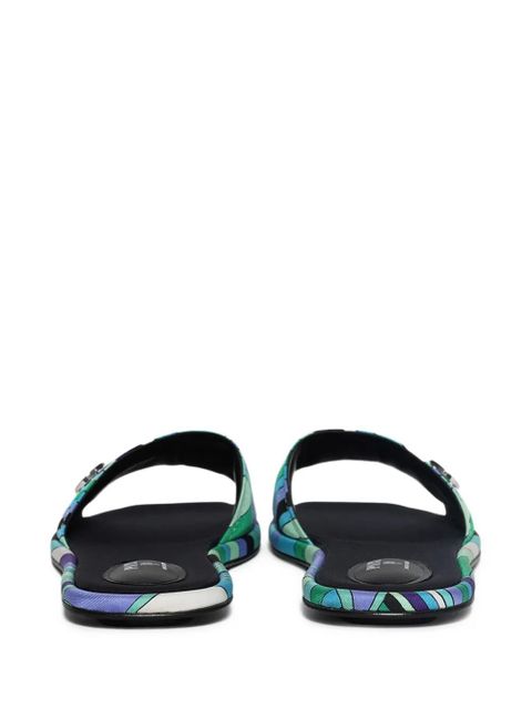 PUCCI Yummy patterned sandals - Green