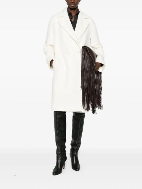 Max Mara double-breasted coat - White