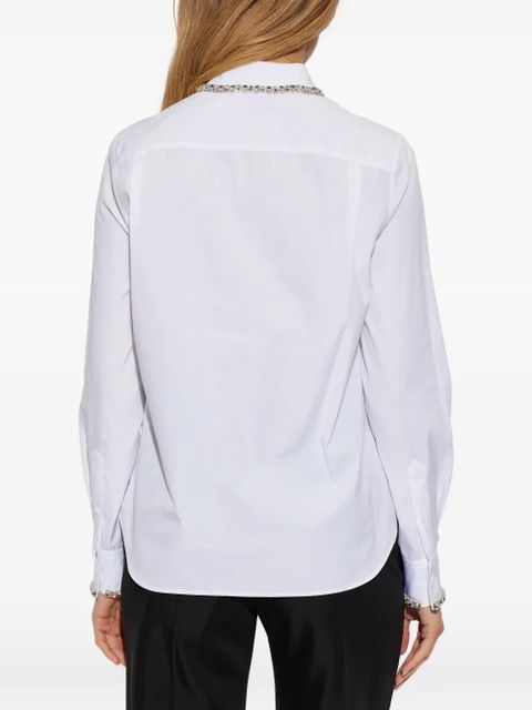 Alexander McQueen embellished collared shirt - White