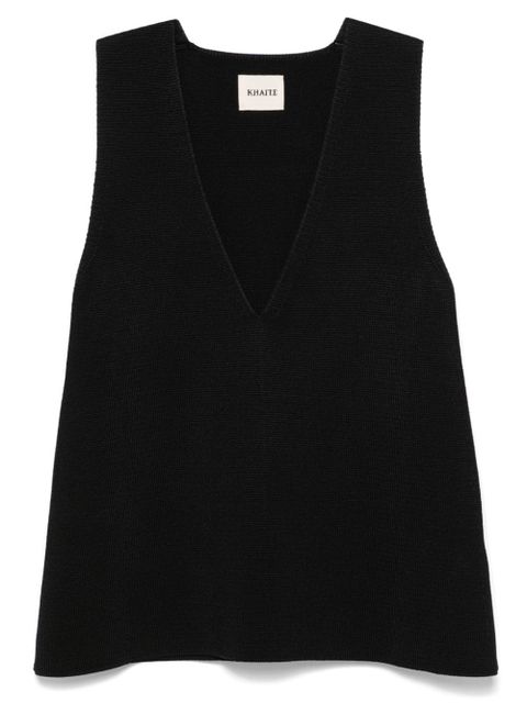 KHAITE Heidi vest - Black