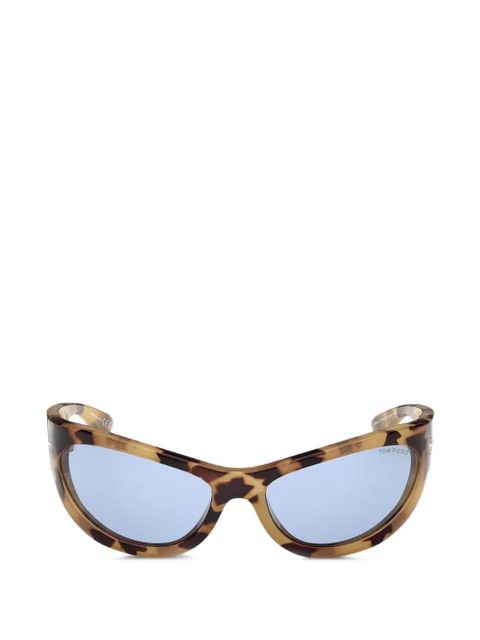 TOM FORD Eyewear Leona sunglasses - Brown - zdjęcie produktu nr 1