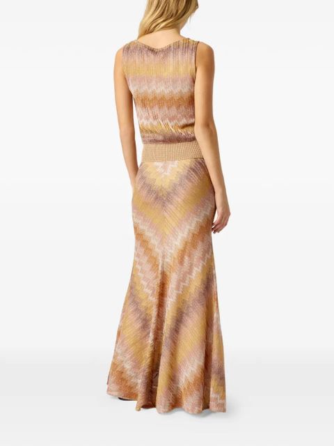 Missoni zigzag top - Orange