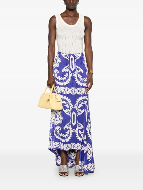 ETRO pointelle-knit top - White - zdjęcie produktu nr 2