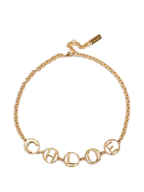 Chloé logo necklace - Gold - zdjęcie produktu nr 1