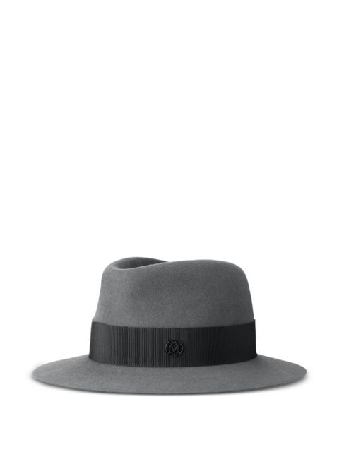 Maison Michel Virginie fedora hat - Grey - zdjęcie produktu nr 1