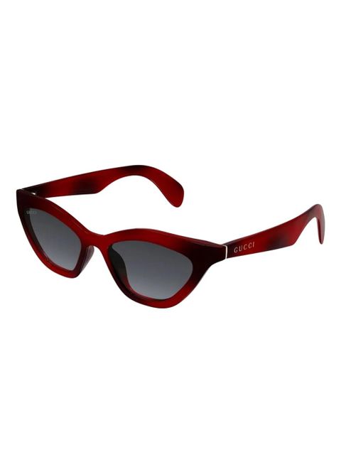 Gucci cat-eye sunglasses - Red