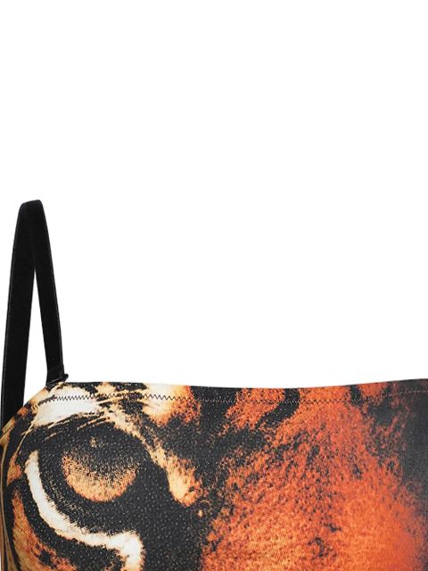 Skims x Roberto Cavalli face print bandeau - Orange - zdjęcie produktu nr 2