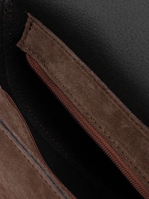 Answear.LAB torebka zamszowa kolor brązowy