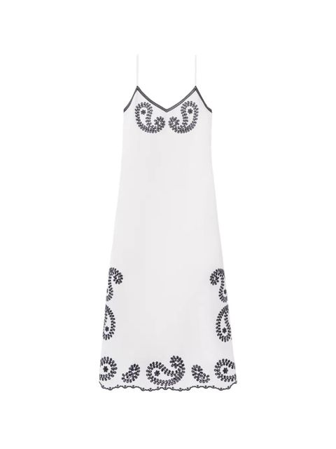 Claudie Pierlot embroidered A-line dress - White - zdjęcie produktu nr 1