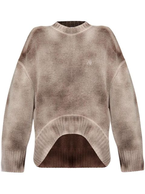 The Attico crew-neck sweater - Neutrals - zdjęcie produktu nr 1