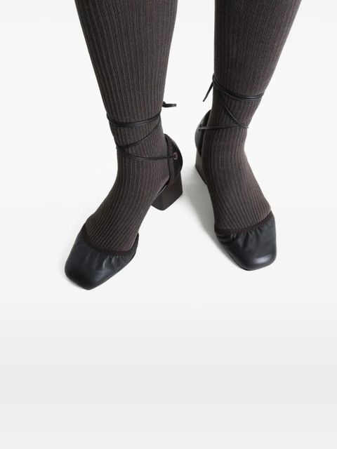 LEMAIRE 55mm Micro Ballerina pumps - Brown