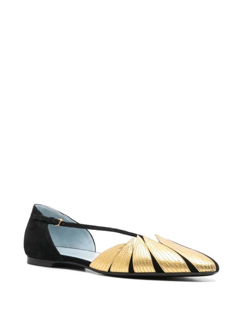 Valentino Garavani pointed-toe ballet flats - Black