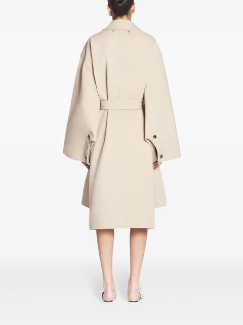 Lanvin spread-collar coat - Neutrals