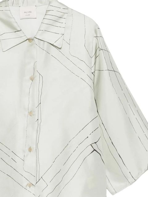 Alysi graphic shirt - Green