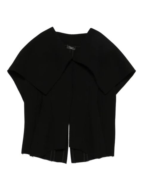 A.W.A.K.E. Mode wide-collar long-sleeve jacket - Black - zdjęcie produktu nr 1