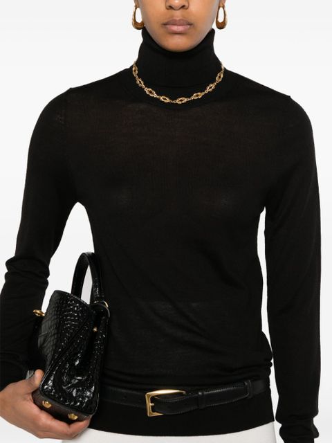 TOTEME fine-knit sweater - Black