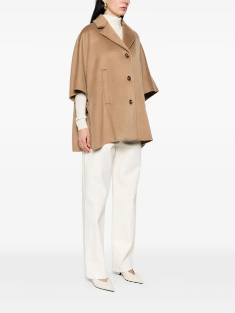 Max Mara Mxagocce buttoned coat - Brown